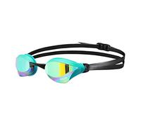 Arena Lunettes de natation unisexes Cobra Core Swipe anti-buée pour homme et femme Verres miroir en polycarbonate, émeraude-paon