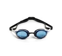 ARENA Lunettes de natation unisexes Cobra Edge anti-buée pour homme et femme Verres anti-miroir en polycarbonate, bleu-blanc-noir