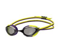 ARENA Lunettes de natation unisexes Python Racing pour homme et femme, anti-buée, sans fuite, confort maximal, double sangle, verres miroirs/sans miroir
