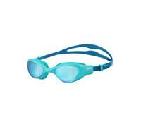 ARENA Lunettes 'THE ONE MIRROR' aqua / bleu foncé / blanc, Taille XS-XL