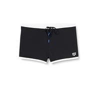 Arena M Fundamentals Borders Short Maillot de Bain pour des Hommes, Black-White, 6