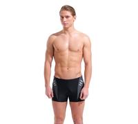 Arena Short de bain Steplogo Maillot de natation homme Noir / Asphalt M