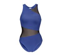 ARENA Maillot de bain 'ANGLE VENT BACK MESH' bleu / noir, Taille M