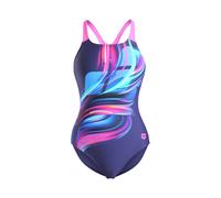 Arena Bloom Swimsuit Bleu 40 Femme