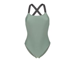 ARENA Maillot de bain 'Elastic Solid Beach' émeraude / noir, Taille M