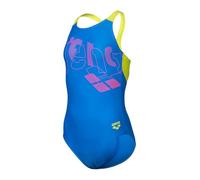 Arena - Girl's Tales Swimsuit V Back - Maillot de bain - 152 - blue china / artic lime