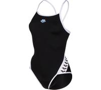 Arena Maillot de Bain Femme Arena Icons Super Fly Uni, Tissu Maxfit, Maillot de Bain Résistant au Chlore et au Sel avec Protection UV UPF 50+, Maillot de Bain Entièrement Doublé