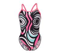 ARENA Maillot de bain 'Illusion' bleu roi / rose / noir / blanc, Taille M