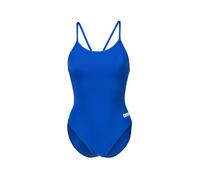 ARENA Maillot de bain 'Lace Back Solid' bleu / blanc, Taille XS