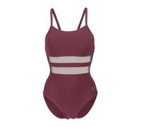 Arena - Women's Mesh Equals Swimsuit Back B - Maillot de bain - 46 - bordeaux