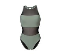 ARENA Maillot de bain 'MESH PANEL VENT BACK' jade / noir, Taille M