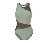 ARENA Maillot de bain 'Mesh Vent Back Angle' vert pastel / noir, Taille XL