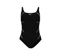 ARENA Maillot de bain modelant 'SHAPEWAR JEWEL LOW C-CUP' noir / blanc, Taille L