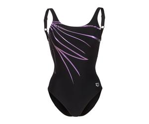 ARENA Maillot de bain modelant 'SHAPEWEAR LILI B-CUP' violet / noir, Taille L