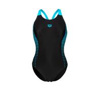 ARENA Maillot de bain 'OPENINGS' turquoise / noir, Taille XL