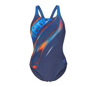 Arena Placement Swim Pro Back Swimsuit Bleu FR 38 Femme
