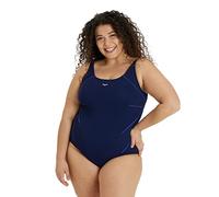 ARENA Maillot de Bain pour Femme W Jewel One Piece Plus Navy-Bright Blue 52, Bleu Marine, 52