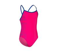 ARENA Maillot de Bain pour Fille Logo, Maillot de Bain pour Fille en Tissu Souple à Séchage Rapide