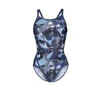 ARENA Maillot de bain 'SCRATCHED' bleu clair / bleu foncé / gris foncé / noir, Taille XL
