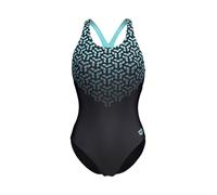 ARENA Maillot de bain sport 'KIKKO' turquoise / noir, Taille XS