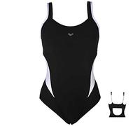 arena Maillot de Bain Une Pièce Makimurax pour Femmes Bonnet B, Amincissant, Bodylift, Technologie Power Mesh, Tissu Sensitive Fit Résistant au Chlore