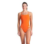 Arena Maillot de Bain Une pièce Team Challenge Solid pour Femme, Orange Vif, 50