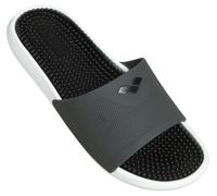 Arena Claquettes Marco Unisexe Semelle massante Adhérence sol humide gris foncé/noir/blanc Taille 43