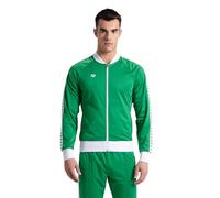 ARENA Men’s Team Relax Iv Front Zip Side Pockets Athletic Track Jacket Veste de survêtement, Vert équipe/Blanc/Vert équipe, Small Homme