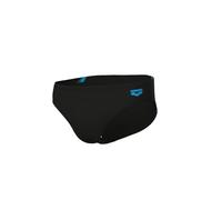 arena Men's Graphic Swim Briefs Slip, Black-Turquoise, 75 Homme