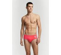 Arena Men's One 12cm Swim Briefs Big Log Fluo Red Silver Taille: 70 | Slips de bain Outlet | Homme | Gris