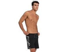 Arena Men's Pro_file Beach Boxer Logo Black-white Taille: M | Slips de bain Outlet | Homme | Le Noir
