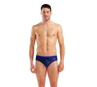 arena Men's Solid Swim Briefs Navy-Neon Blue