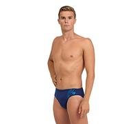 arena Men's Swim Briefs Graphic, Navy-Turquoise, 46 Hommes