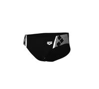 Arena Men's Swim Briefs Graphic, Noir/Blanc, 95 Homme