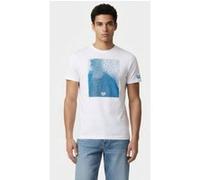 Arena Men's T-shirt Solid Cotton White-water Monogram Taille: M | Slips de bain Outlet | Homme | Blanche