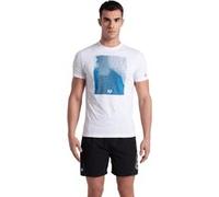 Arena Men's T-shirt Solid Cotton White-water Monogram Taille: XL | T-shirts avec imprimés Outlet | Homme | Blanche