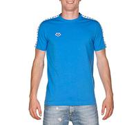 arena Men's Team Stripe T-Shirt, Bleu Roi - Blanc (Us), S Homme