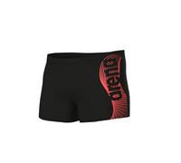 Arena Men's Wake Swim Short Trunks, Black-Calypso Coral, 95 Homme
