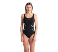 Arena Maillot de bain une pièce femme Milena Wing Back Shapewear Bonnet B Power Mesh gris/noir XL