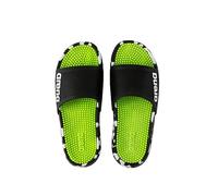 Claquettes Arena Marco noir blanc lime - 37