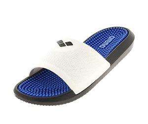 arena Mixte Marco Box + Crochet Sandale, Blanc Cyan Noir, 43 EU