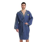 arena Mixte Peignoir Unisexe en Microfibre ZEAL PLUS, NAVY-LIME, XL EU