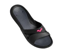 Arena Nina Sandales Baignade B/G BLACK/GREY, Pantoufles Plates, B/C