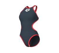 ARENA One Big Logo Maillot de Bain Une Pièce Femme, Maillot de Bain à Séchage Rapide, Tenue de Bain Sportive en Tissu MaxLife Eco avec Résistance Maximale au Chlore et Protection UV UPF 50+