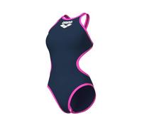 ARENA One Big Logo Maillot de Bain Une Pièce Femme, Maillot de Bain à Séchage Rapide, Tenue de Bain Sportive en Tissu MaxLife Eco avec Résistance Maximale au Chlore et Protection UV UPF 50+