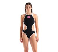 ARENA One Big Logo Maillot de Bain Une Pièce Femme, Maillot de Bain à Séchage Rapide, Tenue de Bain Sportive en Tissu MaxLife Eco avec Résistance Maximale au Chlore et Protection UV UPF 50+