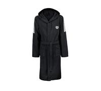 ARENA Peignoires de bain de sport 'TEAM STRIPE' noir / blanc, Taille M