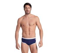 ARENA Performance Men's Icons Solid Low-Waist Shorts Slips de Bain, Bleu Marine/Blanc, 40 Homme