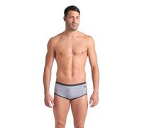 ARENA Performance Men's Icons Solid Low-Waist Shorts Slips de Bain, Mousse de mer/Asphalte, 44 Homme