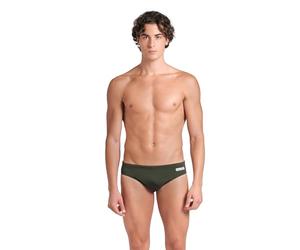Arena Performance Men's Solid Team Swim Briefs Slips de Bain, Sauge foncé/Blanc, 36 Homme